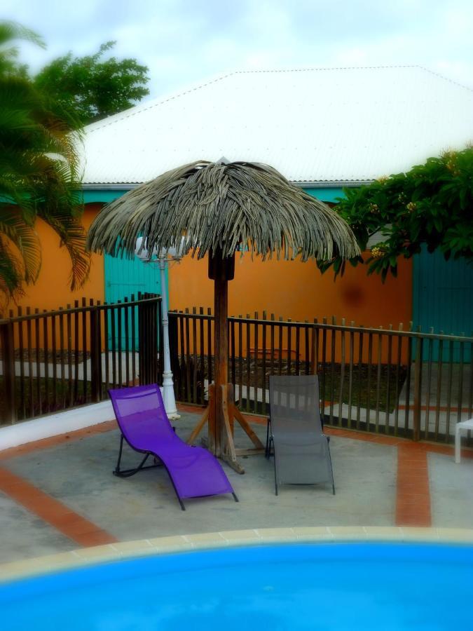 Bungalow La Papaye Bleue Residence Acces Piscine & Plage Saint-Francois  Dış mekan fotoğraf