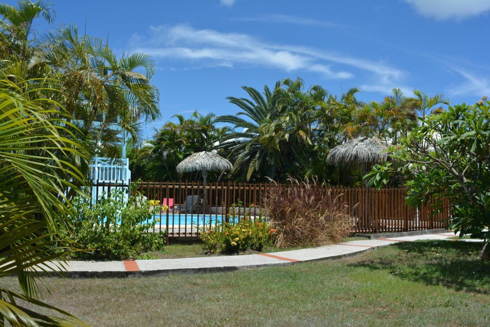 Bungalow La Papaye Bleue Residence Acces Piscine & Plage Saint-Francois  Dış mekan fotoğraf